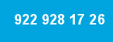 922 928 17 26